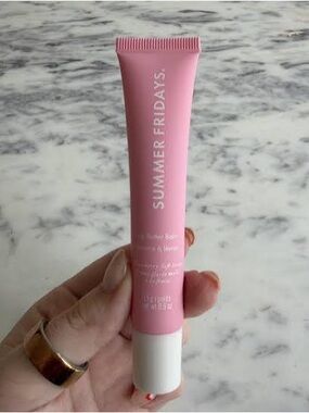 🍓Summer Fridays Strawberry Soft- Serve Lip Butter Balm